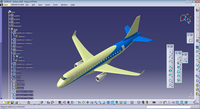 CATIA Plane